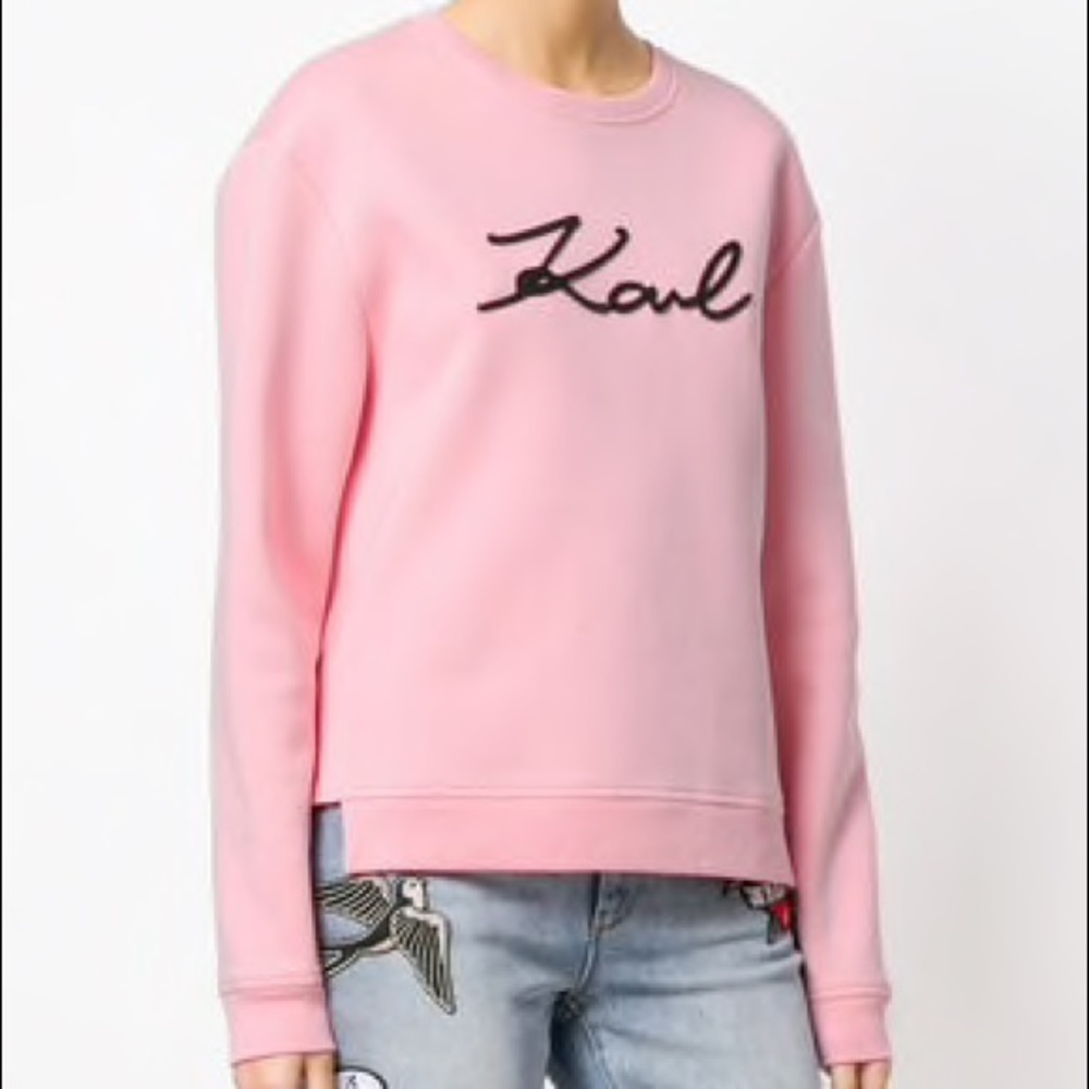 New with tags karl lagerfeld plexi logo shirt XS